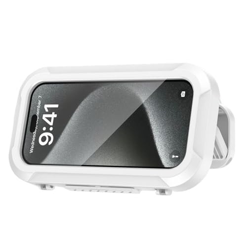 kesurpae wasserdichte Box im Badezimmer, Telefon trocken und sicher beim Duschen, ABS, Duschen und Fernsehen, wasserdichte Box für Mobiltelefone, Weiß von kesurpae