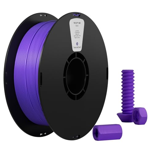 kexcelled ABS Filament 1,75 mm, 3D Drucker Filament, Hochhitzebeständiges und Langlebiges, Maßgenauigkeit +/- 0,03 mm, 1 kg Spule (2,2 lbs), Lavendelfarben von kexcelled