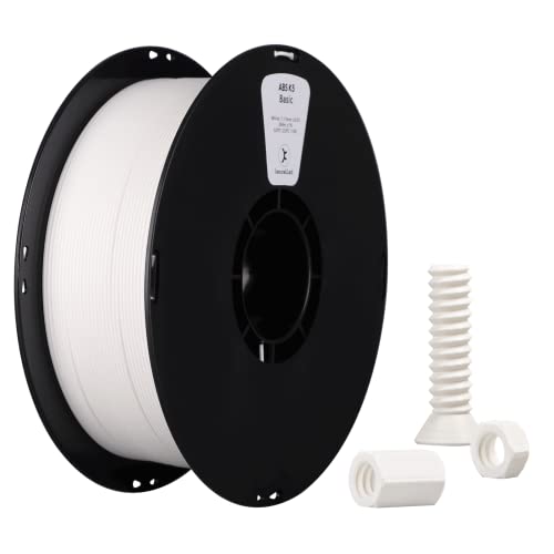 kexcelled ABS Filament 1,75 mm, 3D Drucker Filament, Hochhitzebeständiges und Langlebiges, Maßgenauigkeit +/- 0,03 mm, 1 kg Spule (2,2 lbs), Weiß von kexcelled