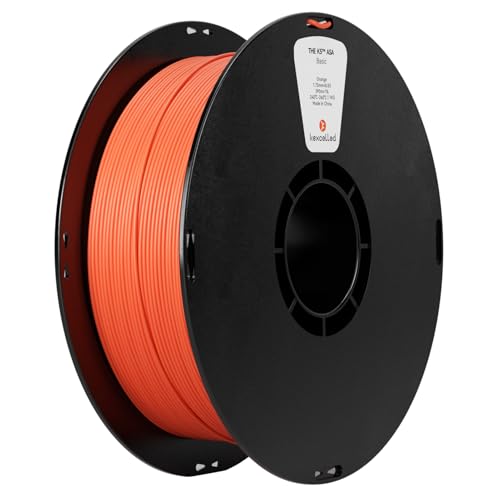 kexcelled ASA Filament 1,75 mm, 1 kg Spule (2,2 lbs) +/- 0,03 mm, 3D Drucker Filament, für die Druck von outdoor-funktionalen Teilen, Wetter- und Hitzebeständigkeit, UV-geschützt, Orange von kexcelled