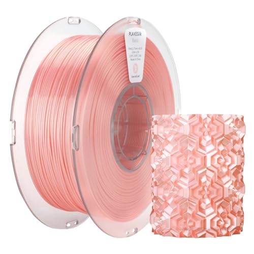 kexcelled PLA Silk Seide Filament 1,75 mm, Shiny Gloss 3D Drucker Filament, Maßgenauigkeit +/- 0,03 mm, 1 kg Spule (2,2 lbs), Seidige Oberfläche, Ordentliche Wicklung, Rosa von kexcelled