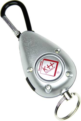 Kh-security Taschenalarm Silber mit LED 100190 von kh-security