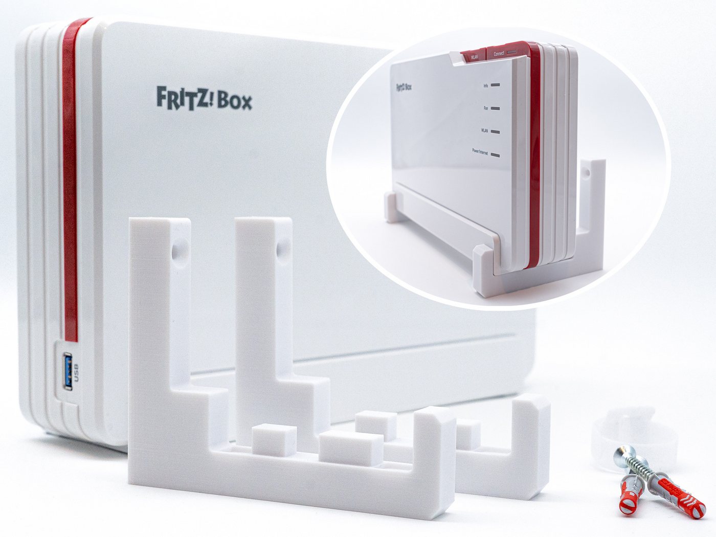 kikuo Wandhalterung für Fritz!Box 5690 Pro Fiber Router Halterung kikuo Wandhalterung für Fritz!Box 5690 Pro Fiber Router Halterung von kikuo