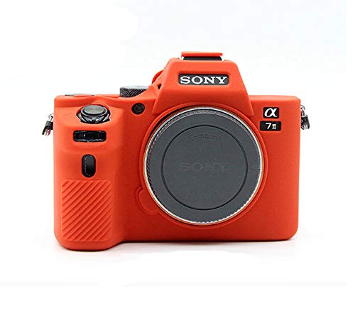 kinokoo Kameratasche, Silikon, kompatibel mit Sony A7 II/ILCE-7M2/A7M2/α7 II (rot) von kinokoo