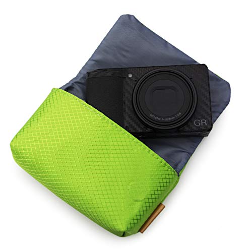 kinokoo Wasserfeste Tasche Kompatibel mit Canon G9X II / G7X II, ultraleichte Kameratasche Ricoh GR III / GR II mit Magnetverschluss (grün) von kinokoo