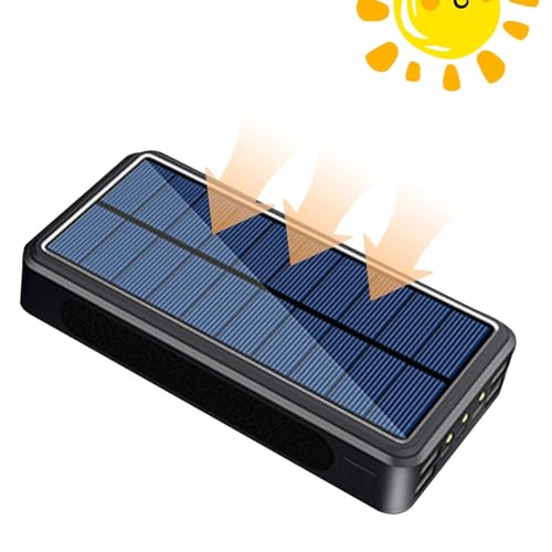 Solar Ladegerät Power Bank, 30000 mAH Hochkapazität Portable Ladegerät, Solar -Panel -Ladegerät mit LED -Taschenlampen, schnelles Ladeer externer Akku für Handy -Tablets Solar Ladegerät Power Bank, 30000 mAH Hochkapazität Portable Ladegerät, Solar -Panel -Ladegerät mit LED -Taschenlampen, schnelles Ladeer externer Akku für Handy -Tablets von kinrguiyuez