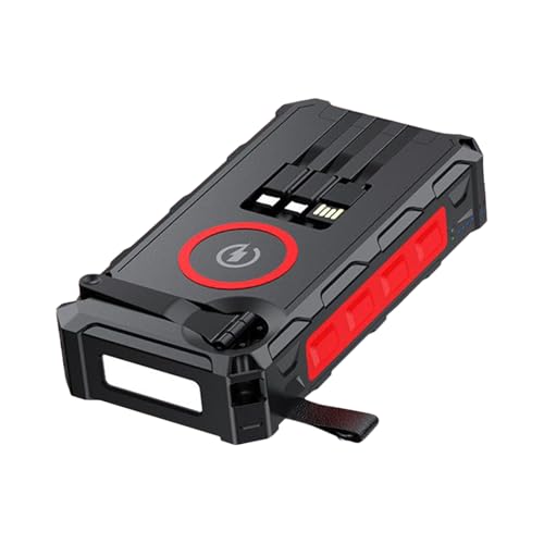 Tragbare Ladegerät Solar Power Bank, handgesiedelte Batteriebankladegerät mit LED Light, 20000mAh hohe Kapazität Tragbares Ladegerät, eingebaute SOS-Alarmfunktion und für Frauen Männer Tragbare Ladegerät Solar Power Bank, handgesiedelte Batteriebankladegerät mit LED Light, 20000mAh hohe Kapazität Tragbares Ladegerät, eingebaute SOS-Alarmfunktion und für Frauen Männer von kinrguiyuez