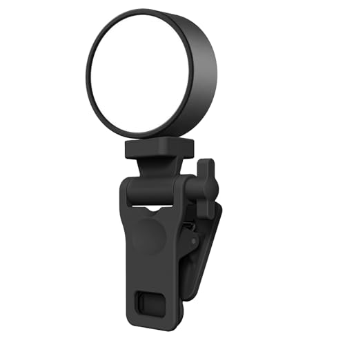 kinrguiyuez Selfie-Licht-Clip-Halterung, rutschfester Selfie-Licht-Clip-Ersatz, LED-Lampenbefestigung, tragbare Handyhalterung mit 1/4-Zoll-Schraubanschluss für Handy-Stativ von kinrguiyuez
