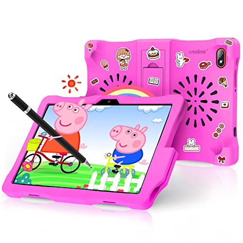 kinstone 10.1" Android 12 5G WLAN Tablet,6000mAh Akku,2.0GHz Prozessor,3GB RAM,32GB ROM,1280x800 IPS HD,Dual Kameras,BT5.0, GPS,mit Rosa lebensmittelechter Silikonhülle. kinstone 10.1" Android 12 5G WLAN Tablet,6000mAh Akku,2.0GHz Prozessor,3GB RAM,32GB ROM,1280x800 IPS HD,Dual Kameras,BT5.0, GPS,mit Rosa lebensmittelechter Silikonhülle. von kinstone