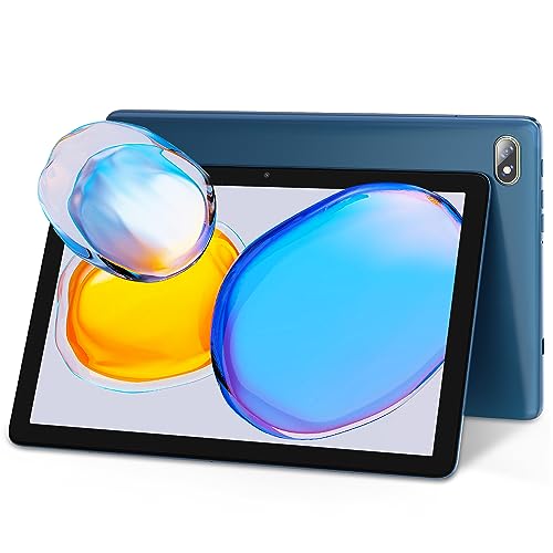 kinstone Gaming Tablet 10.1 Zoll, Android 12 Tablet,8GB RAM+256GB ROM(1TF erweiterbar),Octa-Core Prozessor,6000mAH Akku,5G WLAN,Google GMS Certified,Widevine L1,Face ID,Dual Kamera,GPS,BT5.0,Brau von kinstone