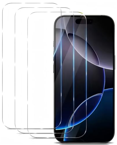 3 Stück Panzer Schutz Gehärtetem Glas Tempered Glass für iPhone 16 Pro Max Full Screen Schutzfolie Displayschutz Folie Anti Kratzen 9H Härte HD Displayschutzfolie 6,9 Zoll Ultra Klar Ultrabeständig von kiorziesk