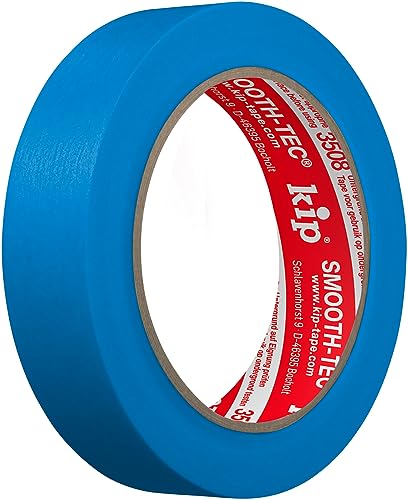 Kip 3508-23 Malerkrepp: 24mm x 50m - Präzise Kanten für Profis - Innen & Außen - Maler & Lackierer von kip