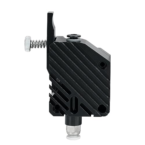 kiskick Remote Extruder 3D-Drucker Metall Links/Rechts Hand Dual Gear mit flexiblem Kurzstreckenzubehör für Ender 3/5 Cr10s Schwarz Linkshänder von kiskick
