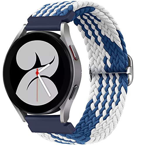 20mm Elastisches Armband Nylon Kompatibel mit Samsung Galaxy Watch 5 40mm 44mm/ Galaxy Watch 5 pro 45mm/ Galaxy Watch 4 / Galaxy Watch 4 Clalssic/Active 2, Geflochtenes Sport Uhrenarmband Solo Loop von kitway-my