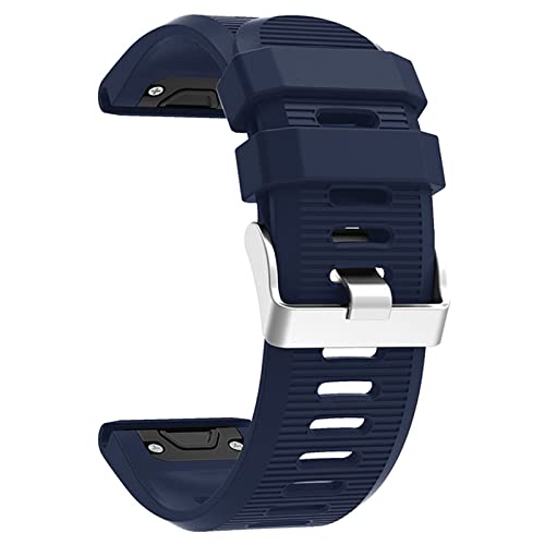 Armband für Garmin Fenix 6X /Fenix 6X Pro/Fenix 7X/Fenix 5X /Fenix 5X Plus/Fenix 3 /Fenix 3 HR, 26mm Breite Silikon Estrazarmband Quick-Fit Uhrenarmband für Garmin smartwatch von kitway-my