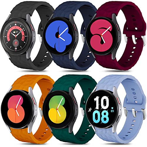 Armband für Samsung Galaxy Watch 4 40mm 44mm/Galaxy Watch 4 Classic 42mm 46mm, 20mm Silikon Sportarmband für Galaxy Watch 5 40mm 44mm/Galaxy Watch 5 Pro 45mm Damen Herren von kitway-my