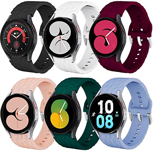 Armband für Samsung Galaxy Watch 4 40mm 44mm/Galaxy Watch 4 Classic 42mm 46mm, 20mm Silikon Sportarmband für Galaxy Watch 5 40mm 44mm/Galaxy Watch 5 Pro 45mm Damen Herren von kitway-my