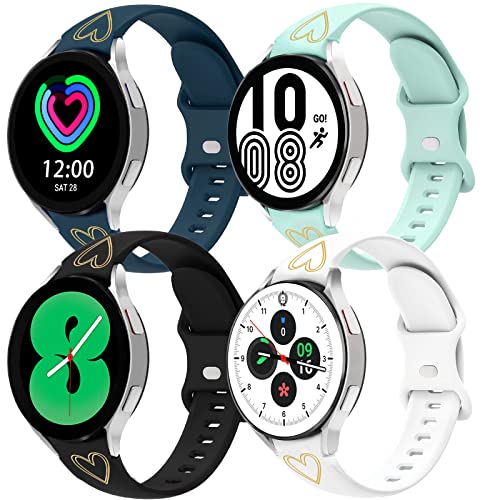 Galaxy Armband Mit Herzmuster - Kompatibel Mit Watch 4/5/6/7 (40mm/44mm), Watch 4 Classic (42mm/46mm) - Weiches Silikon Ersatzarmband für Herren Und Damen Galaxy Armband Mit Herzmuster - Kompatibel Mit Watch 4/5/6/7 (40mm/44mm), Watch 4 Classic (42mm/46mm) - Weiches Silikon Ersatzarmband für Herren Und Damen von kitway-my
