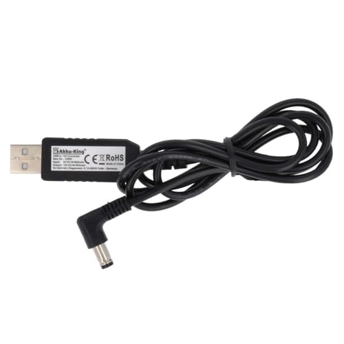 kj-vertrieb Spannungswandler 5 V USB auf 12 Volt - Rundstecker, Hohlstecker von kj-vertrieb