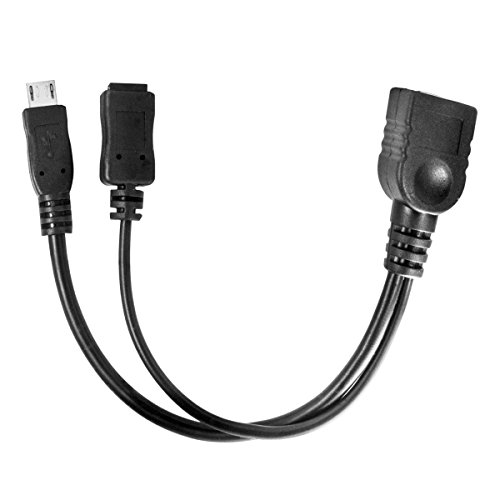 kj-vertrieb USB OTG (On-The-go) Y-Adapter Kabel kompatibel mit Samsung Galaxy S3 i9300, S4 I9500, S5, Round, Note N7000, N7100, Note 8.0 N5100, N5110, Note 10.1 2014-15cm von kj-vertrieb