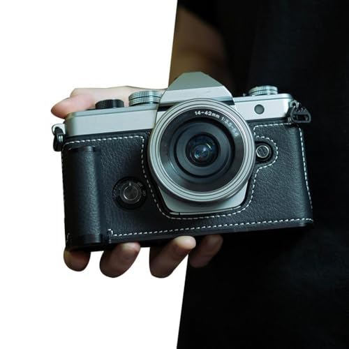 Kameratasche für Olympus OM-3 mit Griff, Leder, Kameratasche, Schutz für Olympus OM-3, echtes Leder, Handschlaufe, Schulterriemen Kameratasche für Olympus OM-3 mit Griff, Leder, Kameratasche, Schutz für Olympus OM-3, echtes Leder, Handschlaufe, Schulterriemen von kkiuop