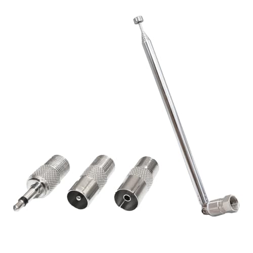 4 Stück Radioantenne FM Radio Antenne Metall Ersatz Teleskop Radio Antenne 75 Ohm Teleskop Innen Unsymmetrische FM Antenne für HiFi AV Receiver System 4 Stück Radioantenne FM Radio Antenne Metall Ersatz Teleskop Radio Antenne 75 Ohm Teleskop Innen Unsymmetrische FM Antenne für HiFi AV Receiver System von klahh