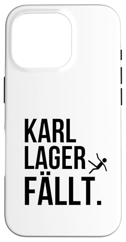 Karl Lager fällt. Hülle für iPhone 16 Pro Karl Lager fällt. Hülle für iPhone 16 Pro von klamottn