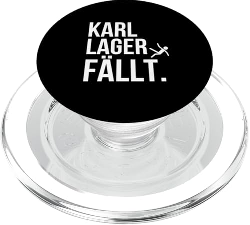 Karl Lager fällt. PopSockets PopGrip für MagSafe von klamottn