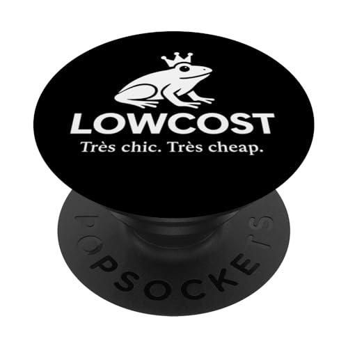 Lowcost - Trés chic. Trés cheap. PopSockets Klebender PopGrip von klamottn