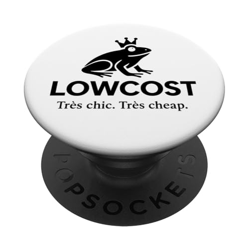 Lowcost - Trés chic. Trés cheap. PopSockets Klebender PopGrip von klamottn