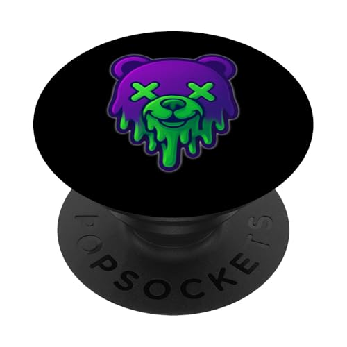 Meltdown-Bär PopSockets Klebender PopGrip von klamottn