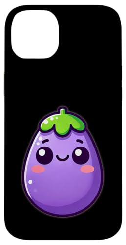 Süße Aubergine mit Kulleraugen Hülle für iPhone 14 Plus Süße Aubergine mit Kulleraugen Hülle für iPhone 14 Plus von klamottn