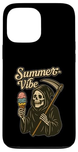 Summer Vibe mit Sensenmann Eis statt Ernst Hülle für iPhone 13 Pro Max Summer Vibe mit Sensenmann Eis statt Ernst Hülle für iPhone 13 Pro Max von klamottn