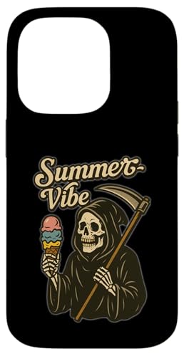 Summer Vibe mit Sensenmann Eis statt Ernst Hülle für iPhone 14 Pro Summer Vibe mit Sensenmann Eis statt Ernst Hülle für iPhone 14 Pro von klamottn