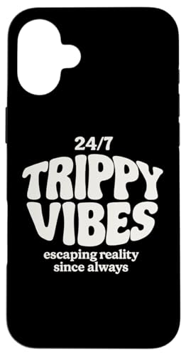 Trippy Vibes – Escaping Reality Since Always Hülle für iPhone 16 Plus Trippy Vibes – Escaping Reality Since Always Hülle für iPhone 16 Plus von klamottn