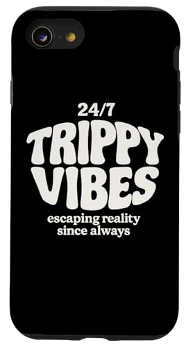 Trippy Vibes – Escaping Reality Since Always Hülle für iPhone SE (2020) / 7 / 8 von klamottn