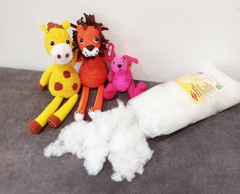 KLEIBER Bastelwatte / Füllwatte, rohweiß, Inhalt: 1 kg von kleiber