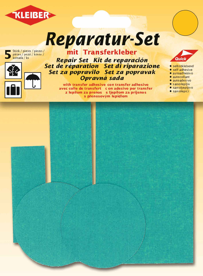 KLEIBER Flicken-Reparatur-Set, türkis von kleiber