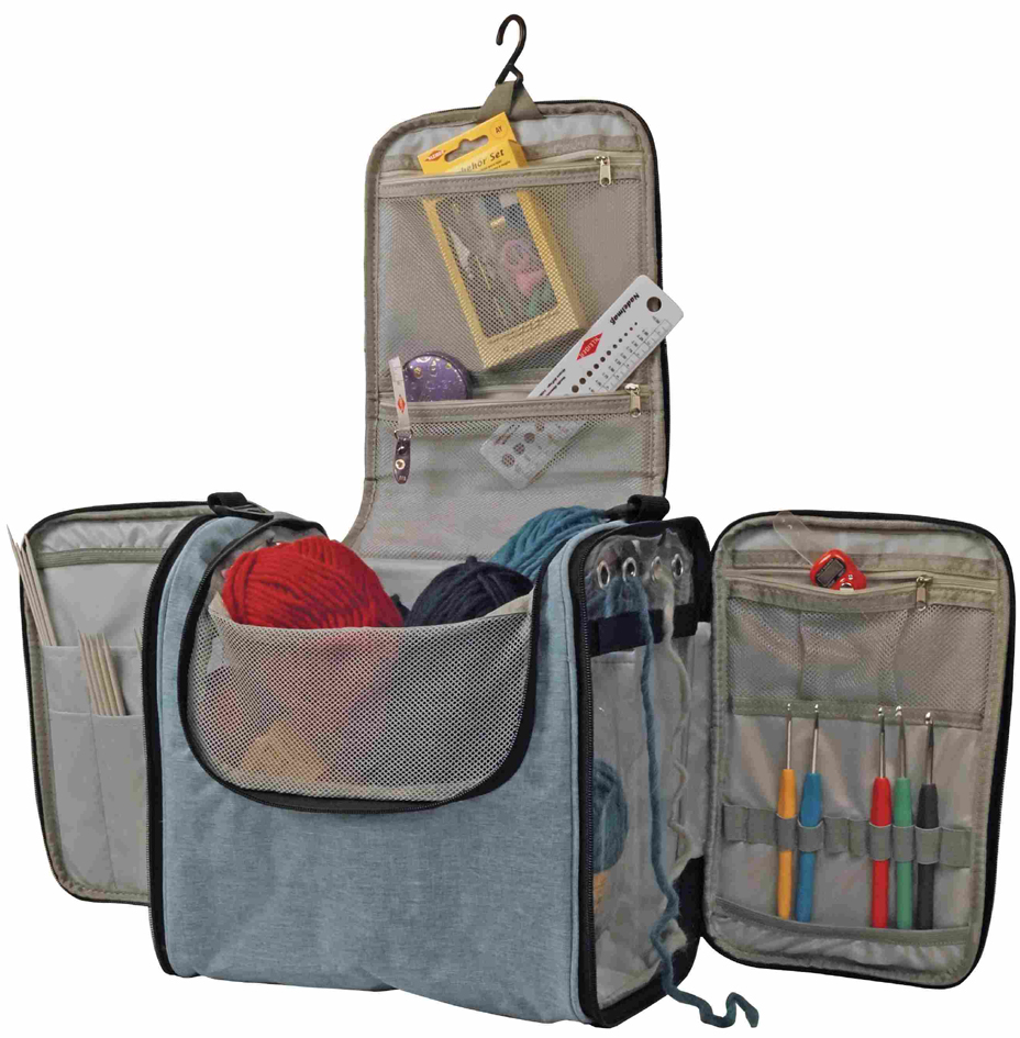 KLEIBER Garn- & Strickzubehör-Tasche , Jeans, , blau KLEIBER Garn- & Strickzubehör-Tasche , Jeans, , blau von kleiber
