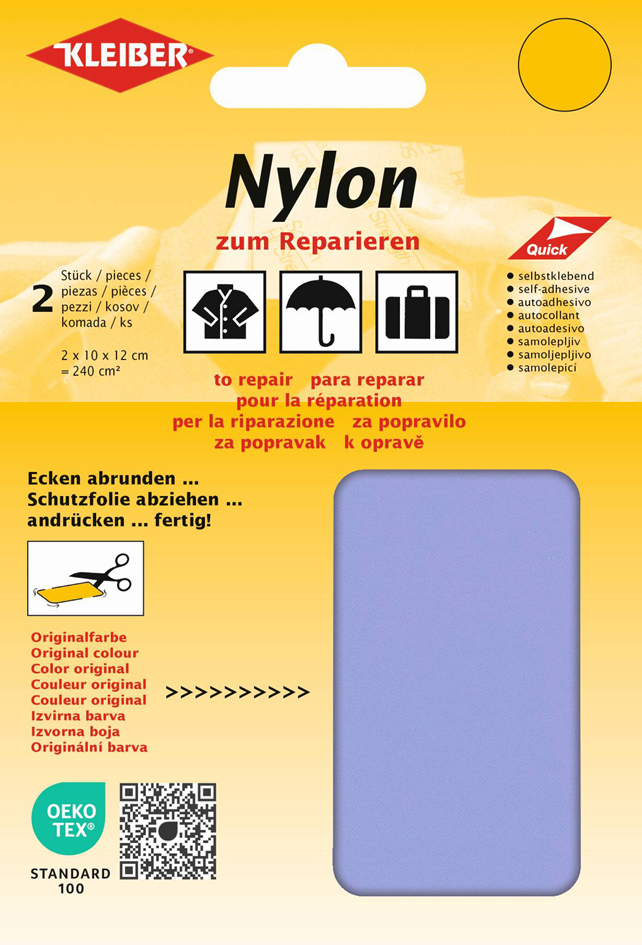 KLEIBER Nylon-Flicken, selbstklebend, flieder von kleiber