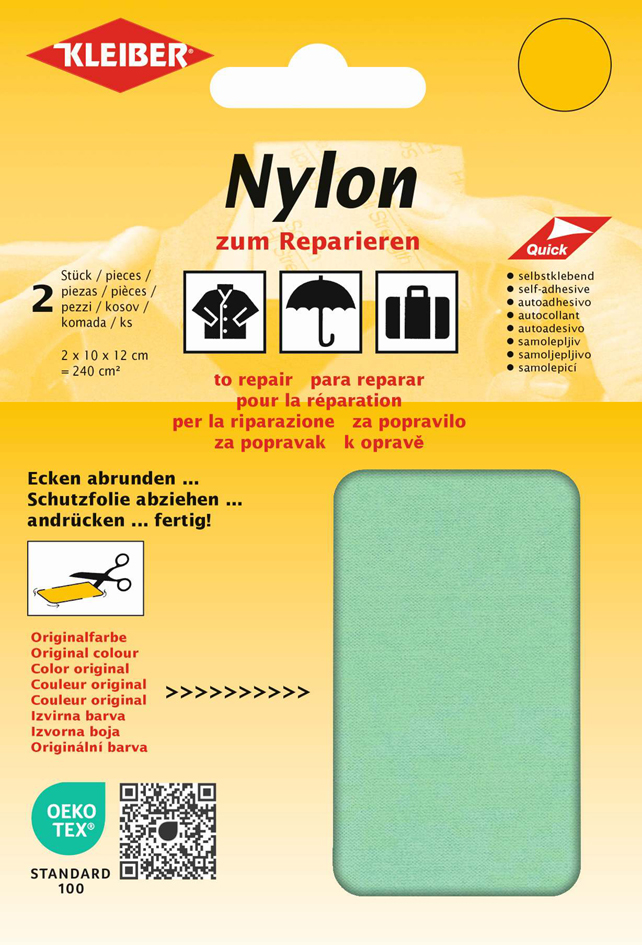 KLEIBER Nylon-Flicken, selbstklebend, mint von kleiber