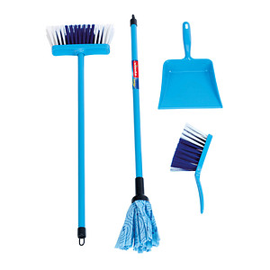 klein Kinder-Putzset Wischmoppset Vileda 6796 blau , 4 St. von klein