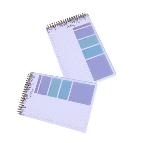 kokdid 2 x Wochenplaner-Notizblöcke, Schreibwaren-Notizbuch, Tagesplaner, Management-Notizbuch für die Planung und Organisation von Aktivitäten kokdid 2 x Wochenplaner-Notizblöcke, Schreibwaren-Notizbuch, Tagesplaner, Management-Notizbuch für die Planung und Organisation von Aktivitäten von kokdid
