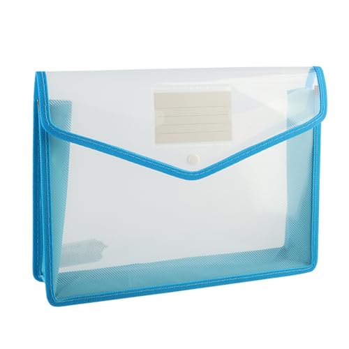 kokdid Dokumentenmappe, horizontal/vertikal, mit Druckknopfverschluss, wasserabweisend, für Büro von kokdid