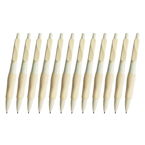 kokdid Druckbleistifte mit Spitzer, 2,0 mm, ergonomischer Druckbleistift, bequemer Griff zum Schreiben, Zeichnen, Skizzieren, 12 Stück kokdid Druckbleistifte mit Spitzer, 2,0 mm, ergonomischer Druckbleistift, bequemer Griff zum Schreiben, Zeichnen, Skizzieren, 12 Stück von kokdid