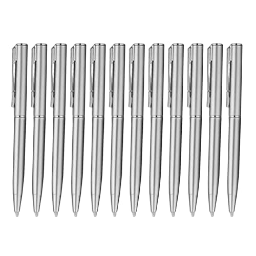 kokdid Eleganter Dreh-Kugelschreiber, 1,0 mm, glattes Schreiben, schwarze Tinte, Schreibwarenstift für die Schule, 12 Stück kokdid Eleganter Dreh-Kugelschreiber, 1,0 mm, glattes Schreiben, schwarze Tinte, Schreibwarenstift für die Schule, 12 Stück von kokdid