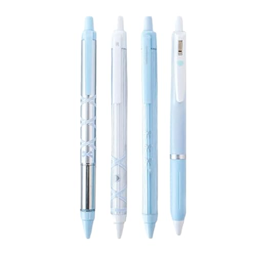 kokdid Gelschreiber für Ballettbänder, einziehbar, neutraler Stift, 0,5 mm, Schreibwarenstift, Gel-Tinte, Journaling-Stift, 4 Stück von kokdid