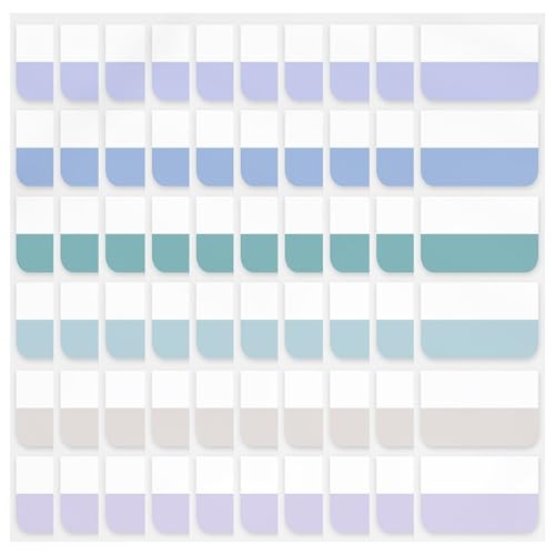kokdid Haftnotizen, Indexe, Seitenmarkierungen, kleine Datei-Tabs, Lesezeichen, leuchtende Farben, Seitenindexe, Aufkleber, beschreibbare Etiketten von kokdid