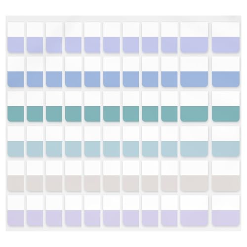 kokdid Haftnotizen, Indexe, Seitenmarkierungen, kleine Datei-Tabs, Lesezeichen, leuchtende Farben, Seitenindexe, Aufkleber, beschreibbare Etiketten von kokdid