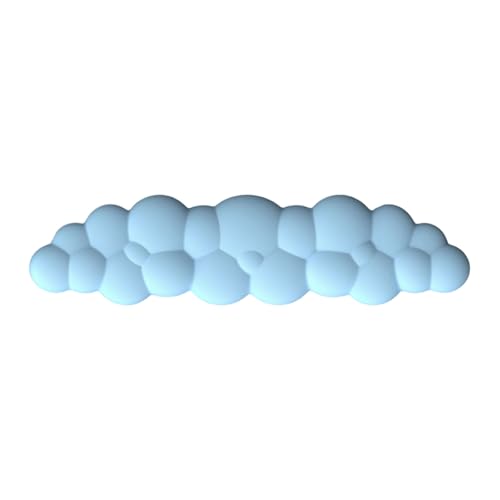 kokdid Tastatur-Handgelenkauflage in Wolkenform, ergonomische Gaming-Tastatur-Pad, Textur für Gaming, Büro und Tippen von kokdid